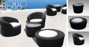 Polyrattan Sessel Rollo Polyrattan Sessel Rollo